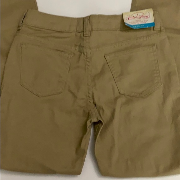 Faded Glory Beige Skinny Jeans Midrise 20PE - Picture 4 of 6